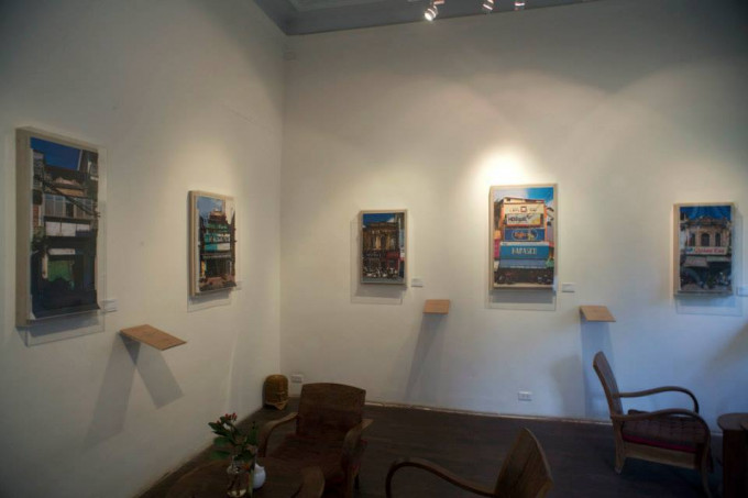 Nha Tay transforms Exhibition at manzi Art Space,Hanoi-2013