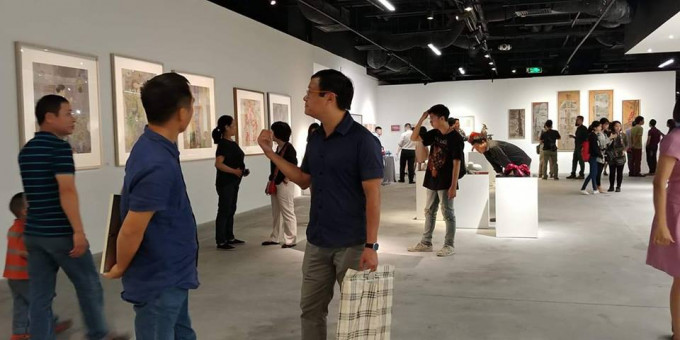 triển lãm tranh lụa và điêu khắc nhỏ – VCCA – 2018