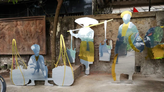 “Street vendors”, “Indochina reliefs”- Phuc Tan Public Art Project 2020